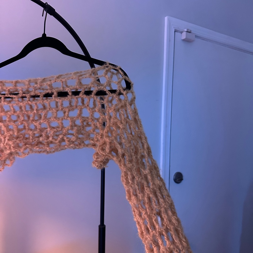 Handwoven mustard yellow bolero